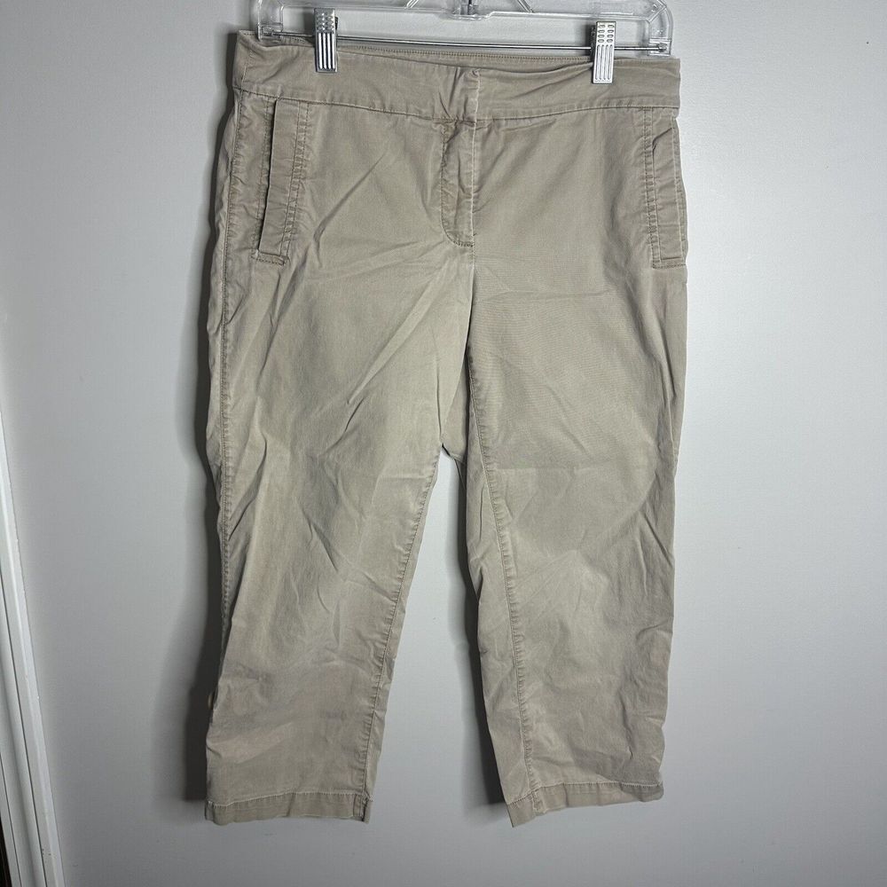 Women's Eileen Fisher Size‎ PS Khaki Capri Dress Pants